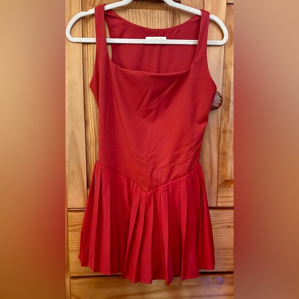 Quince Red Bodysuit